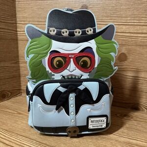 Loungefly Beetlejuice Cowboy Mini Backpack Exclusive Horror Halloween